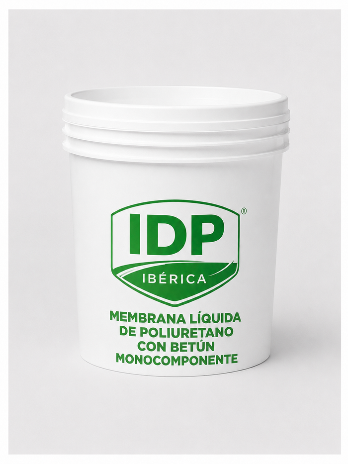 Membrana líquida de poliuretano con betún monocomponente