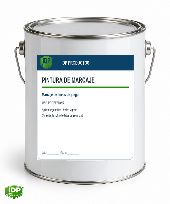 Envase IDP etiquetado de PINTURA DE MARCAJE
