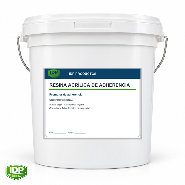 Cubo IDP etiquetado de Resina Acrílica De Adherencia