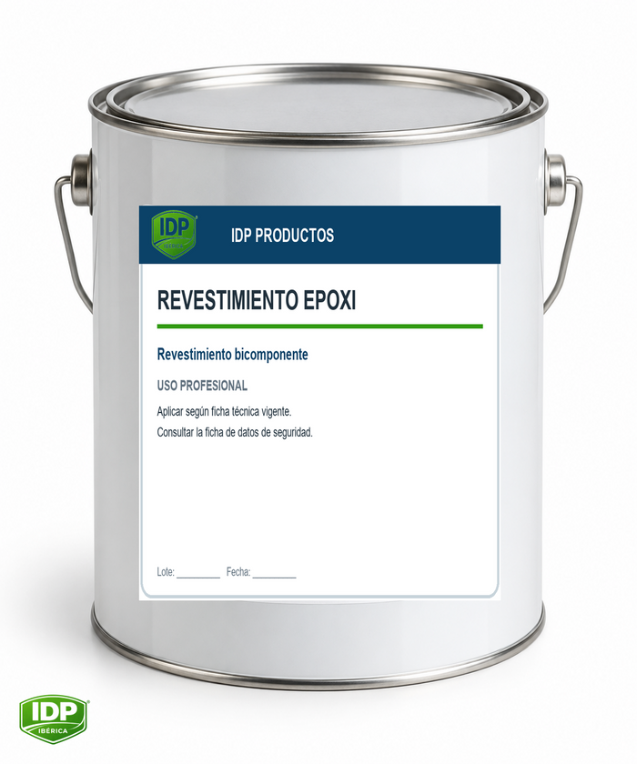 Envase IDP etiquetado de REVESTIMIENTO EPOXI