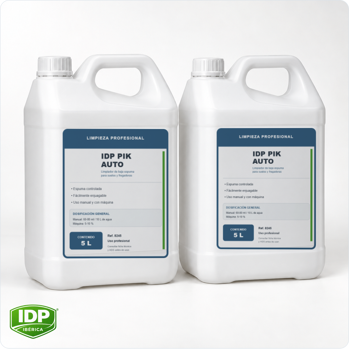 IDP PIK AUTO - Limpiador profesional de baja espuma 2 x 5 L