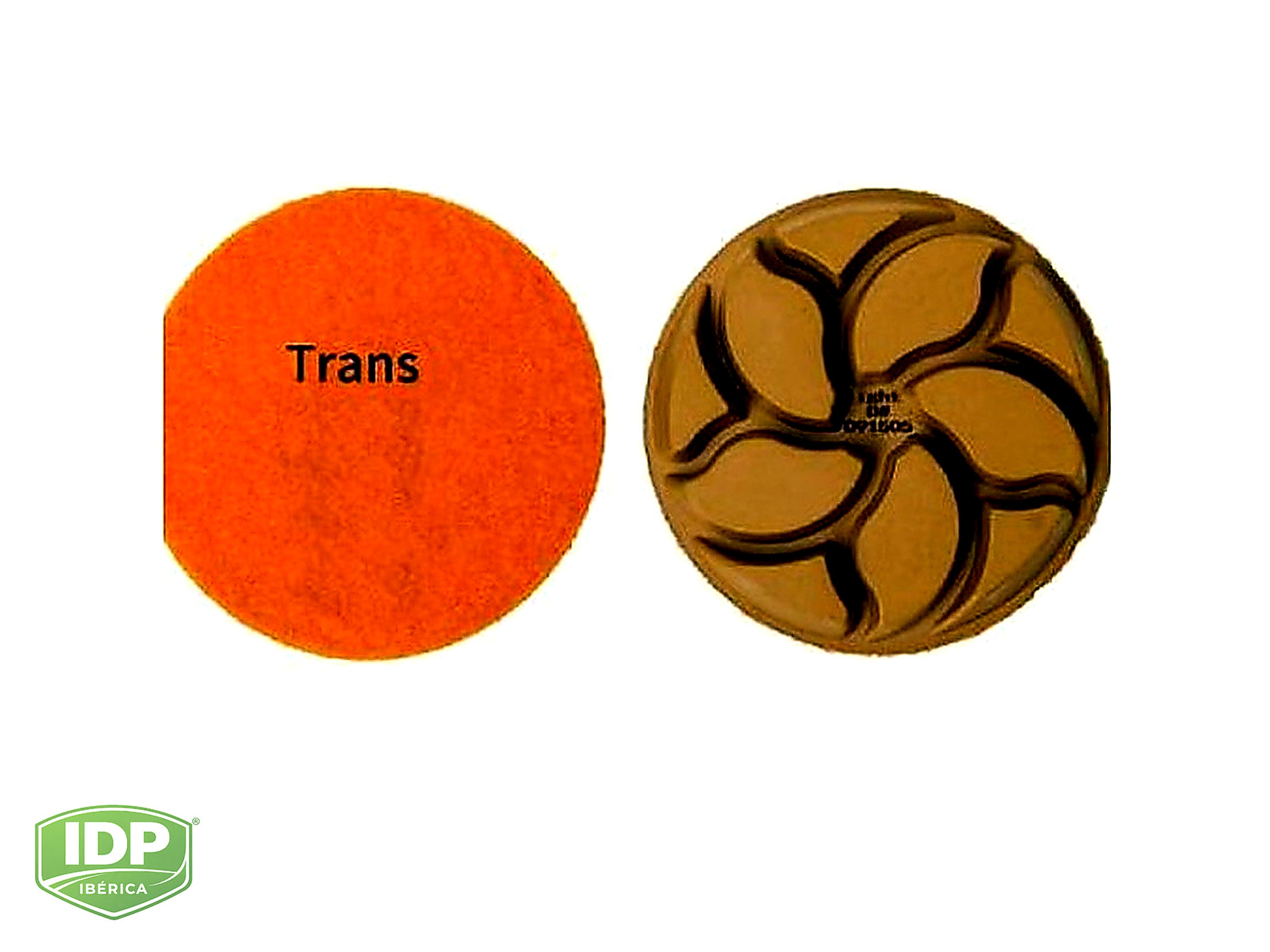 Imagen técnica de Herramienta de resina para pulido y acabado profesional de pavimentos - Transición 45