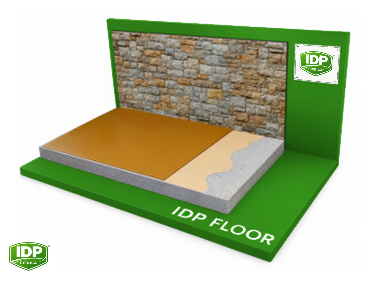 Esquema técnico de IDP Floor EP 10 V