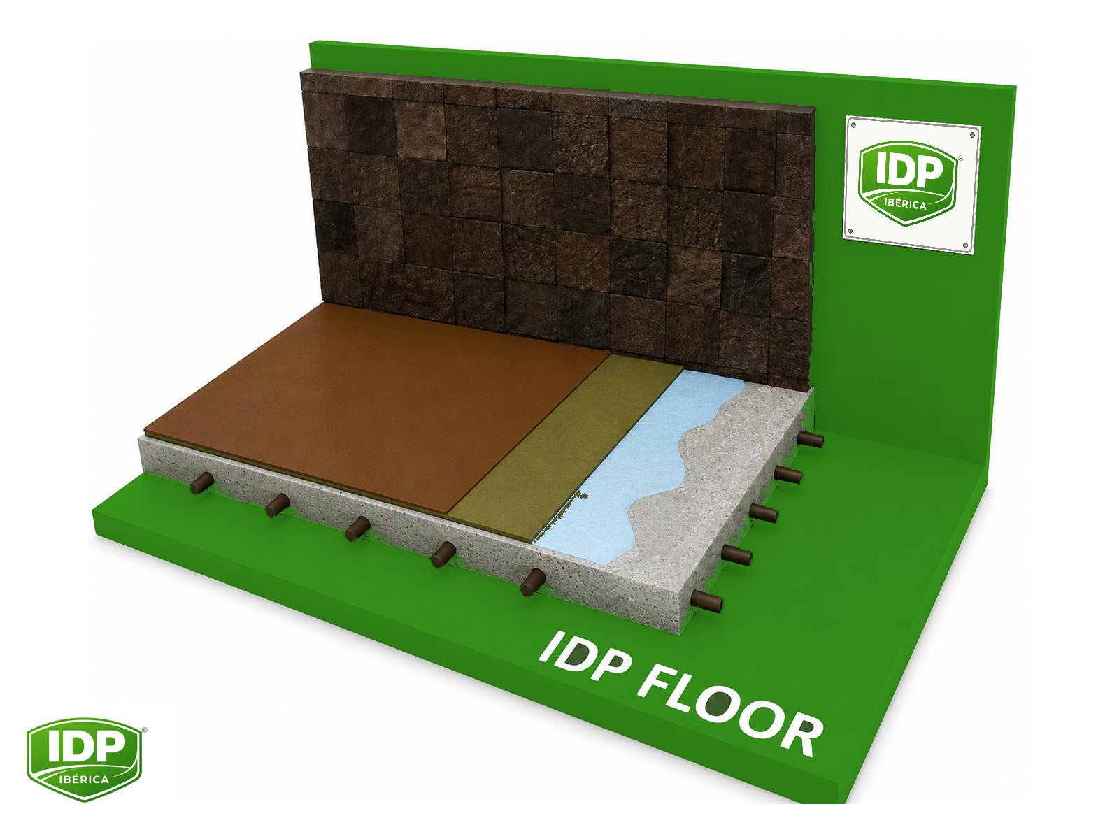 Esquema técnico de IDP Floor EP 12 SL