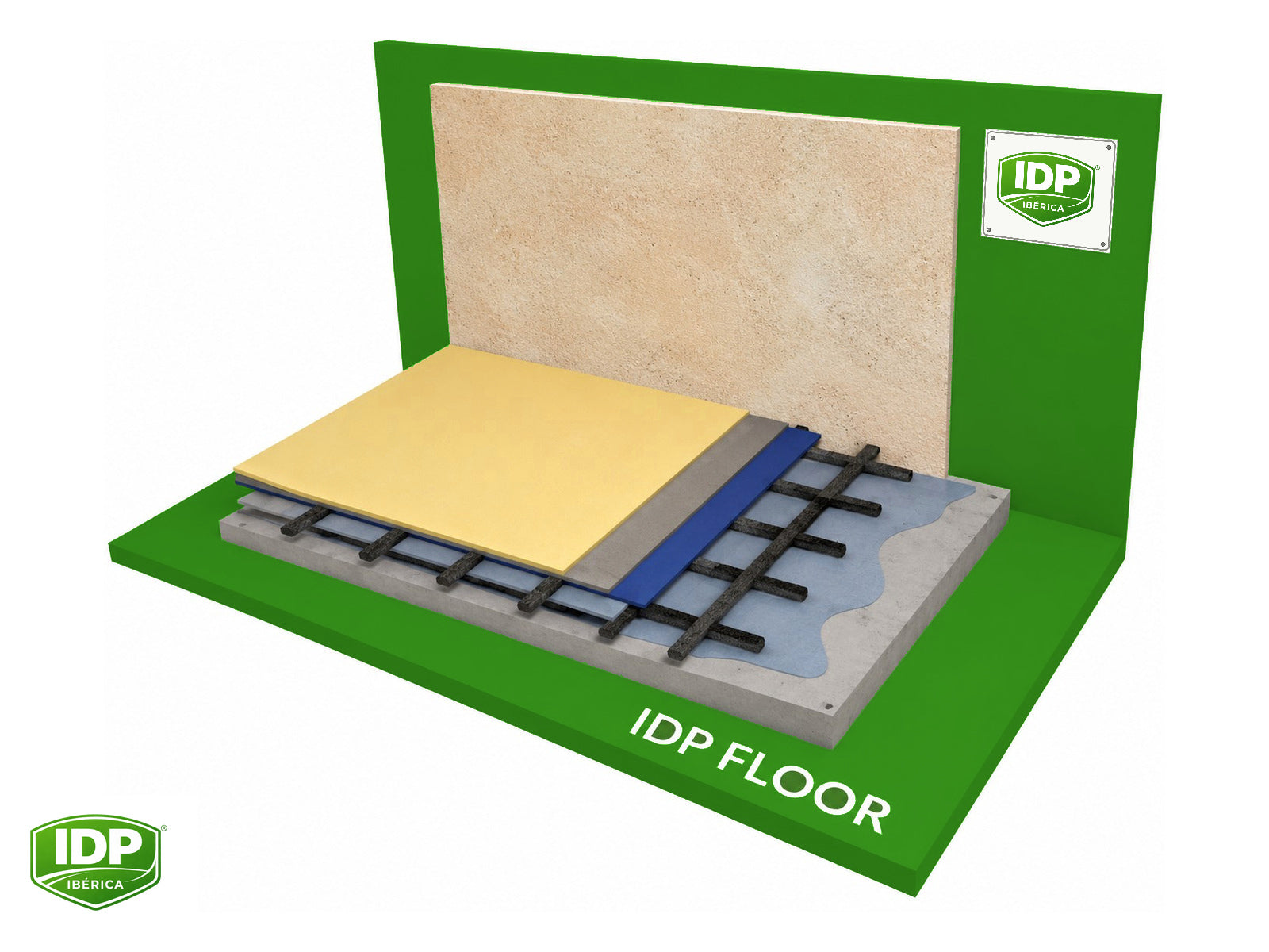 Esquema técnico de IDP Floor EP 20 CD Deco