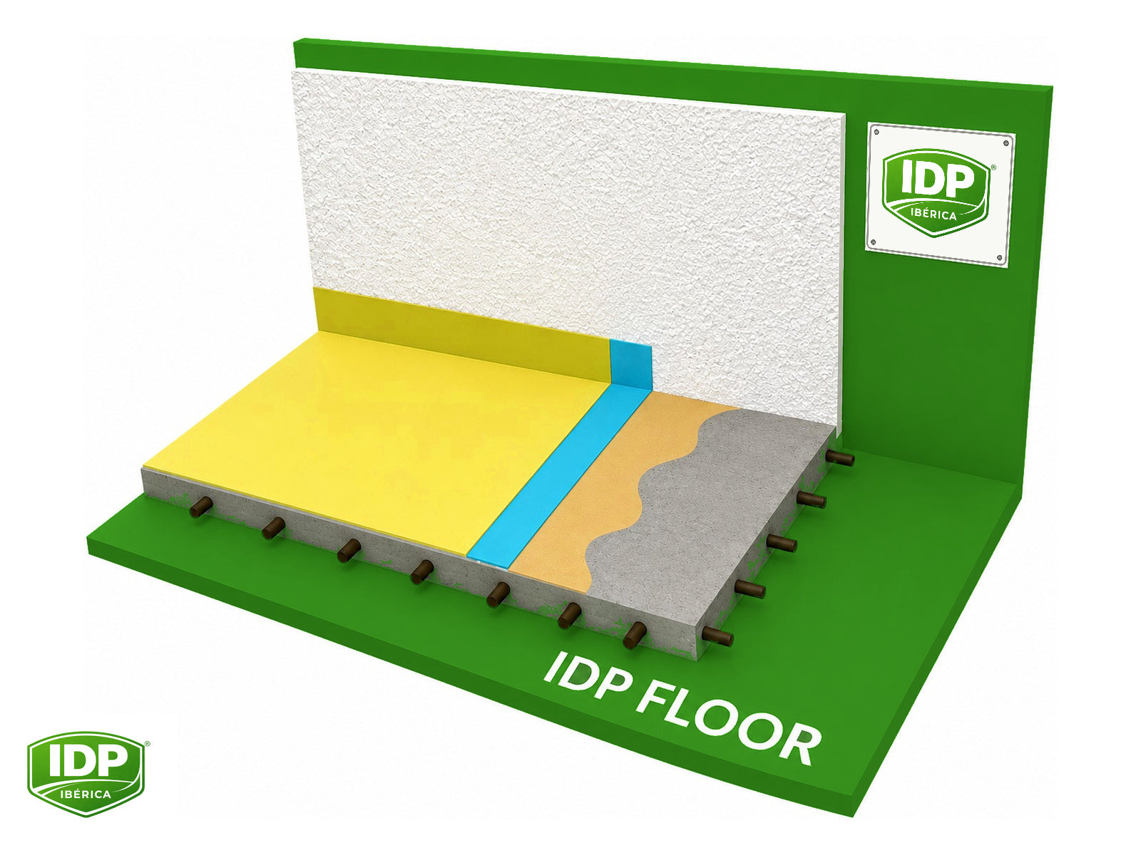 Esquema técnico de IDP Floor EP 20 Decor UV