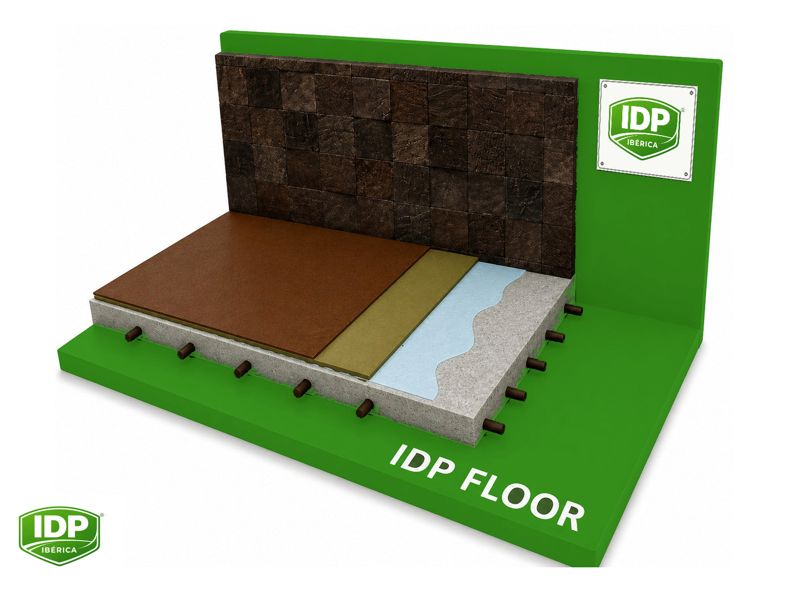 Esquema técnico de IDP Floor PA 30