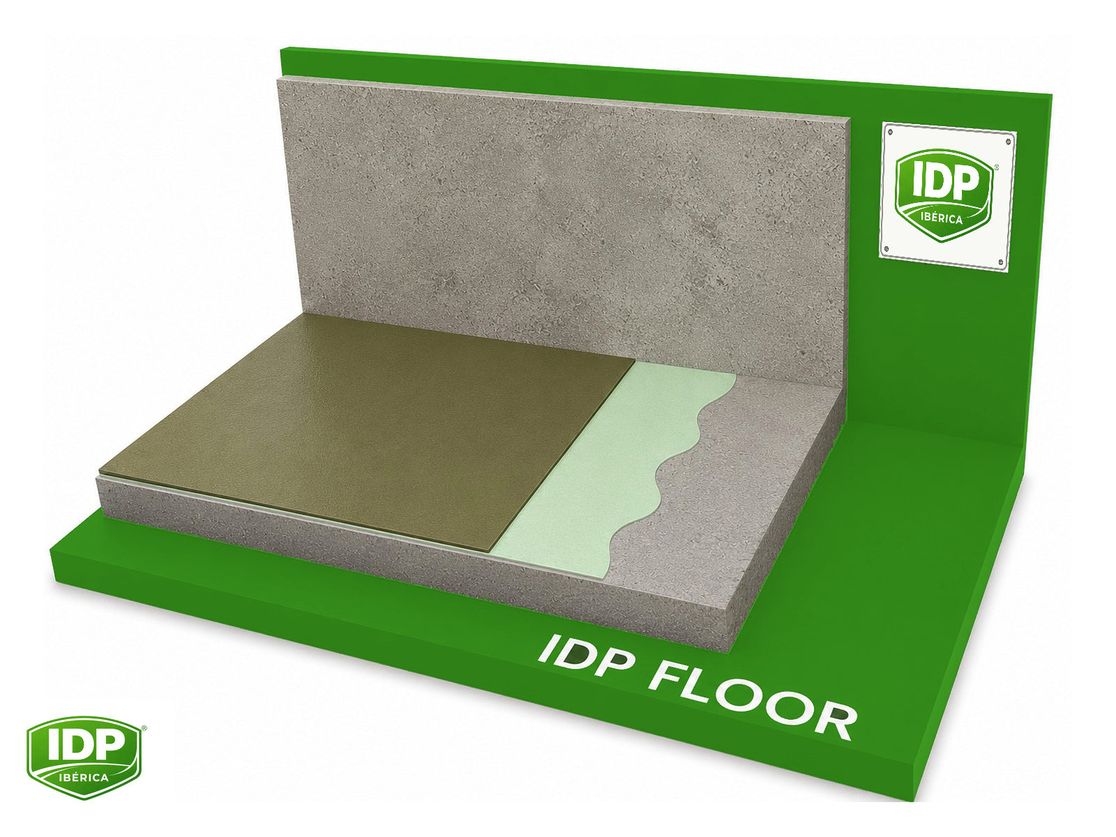 Esquema técnico de IDP Floor PAS 10