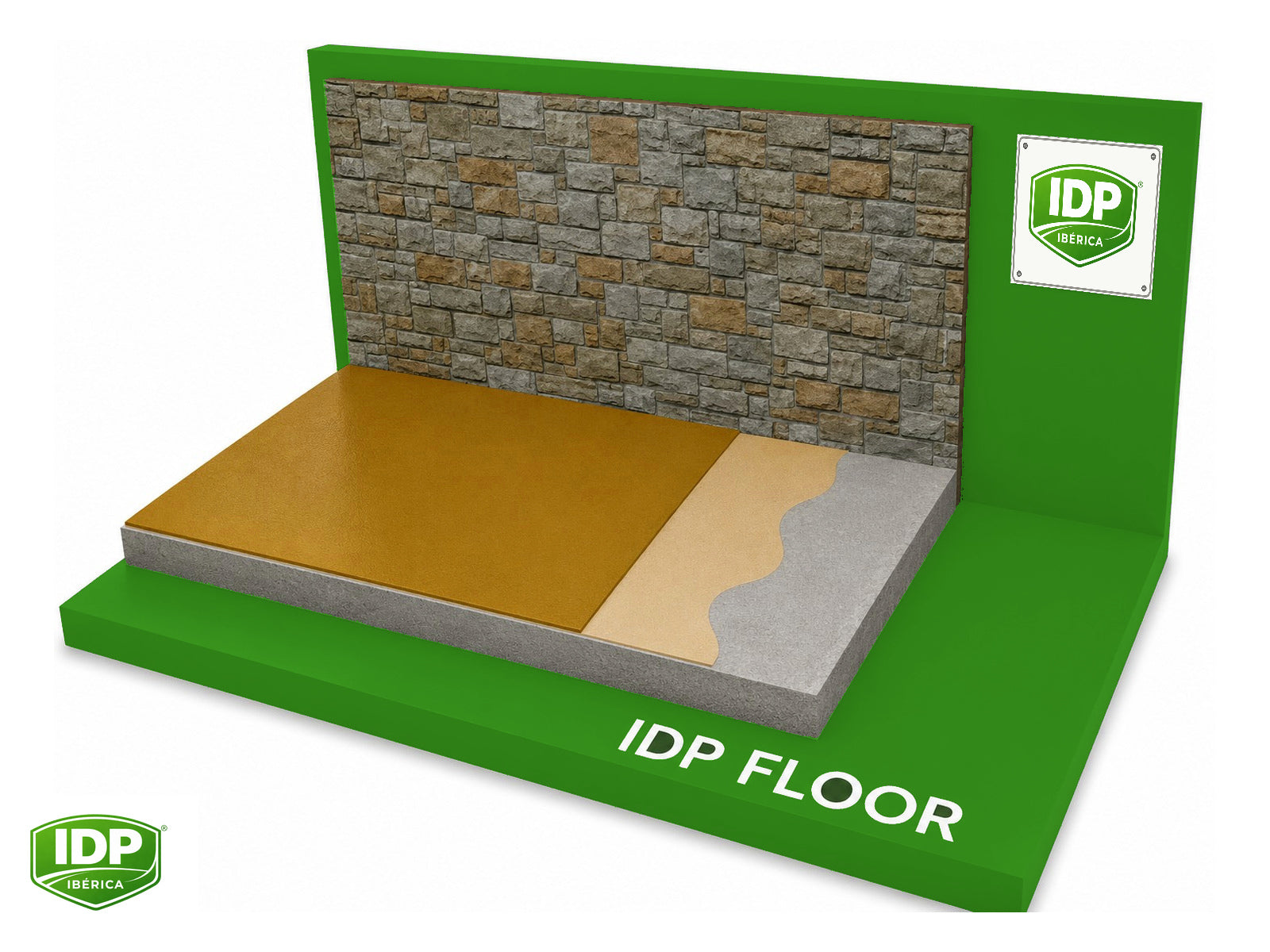 Esquema técnico de IDP Floor PU 10