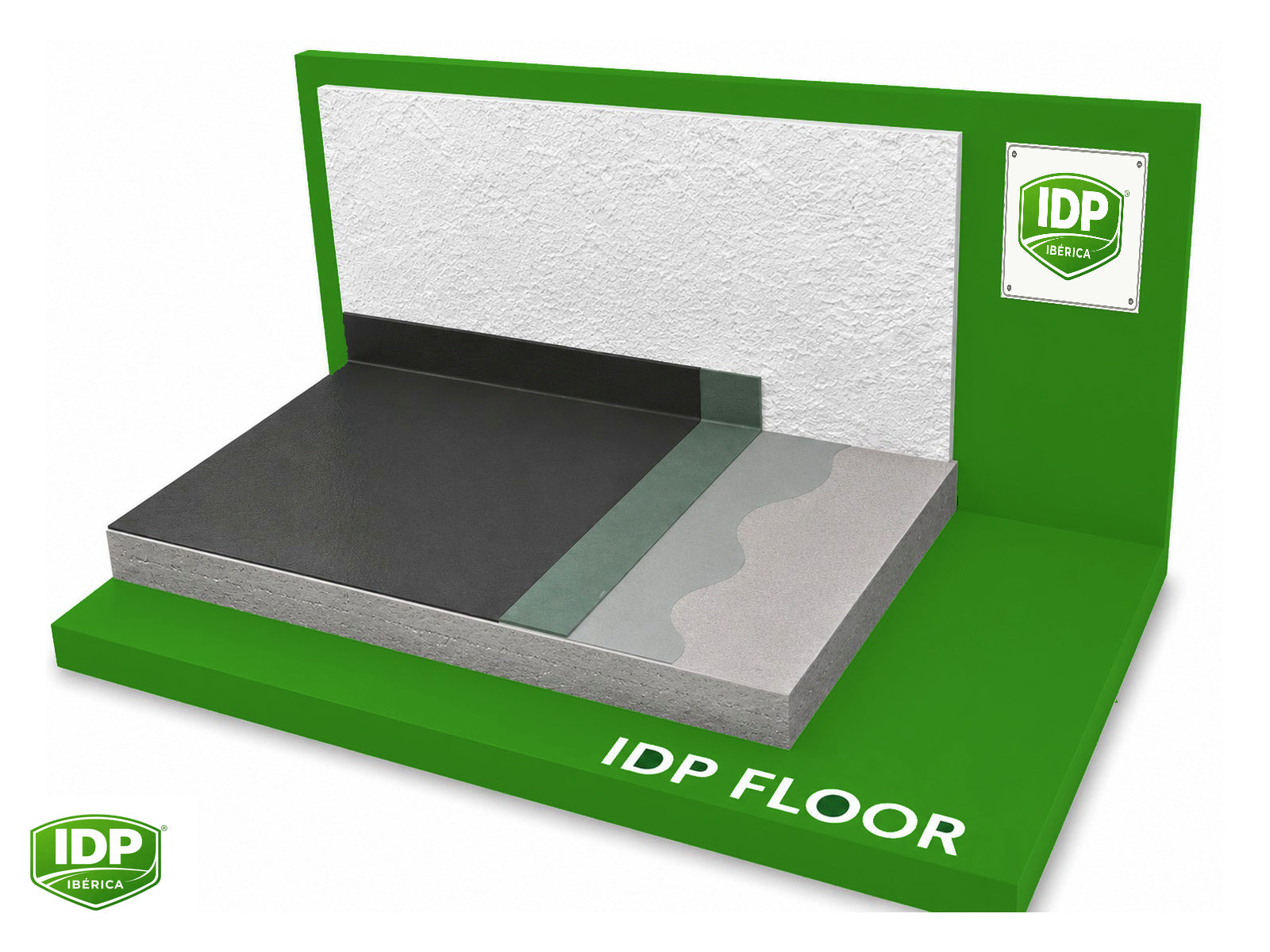 Esquema técnico de IDP Floor PU 20