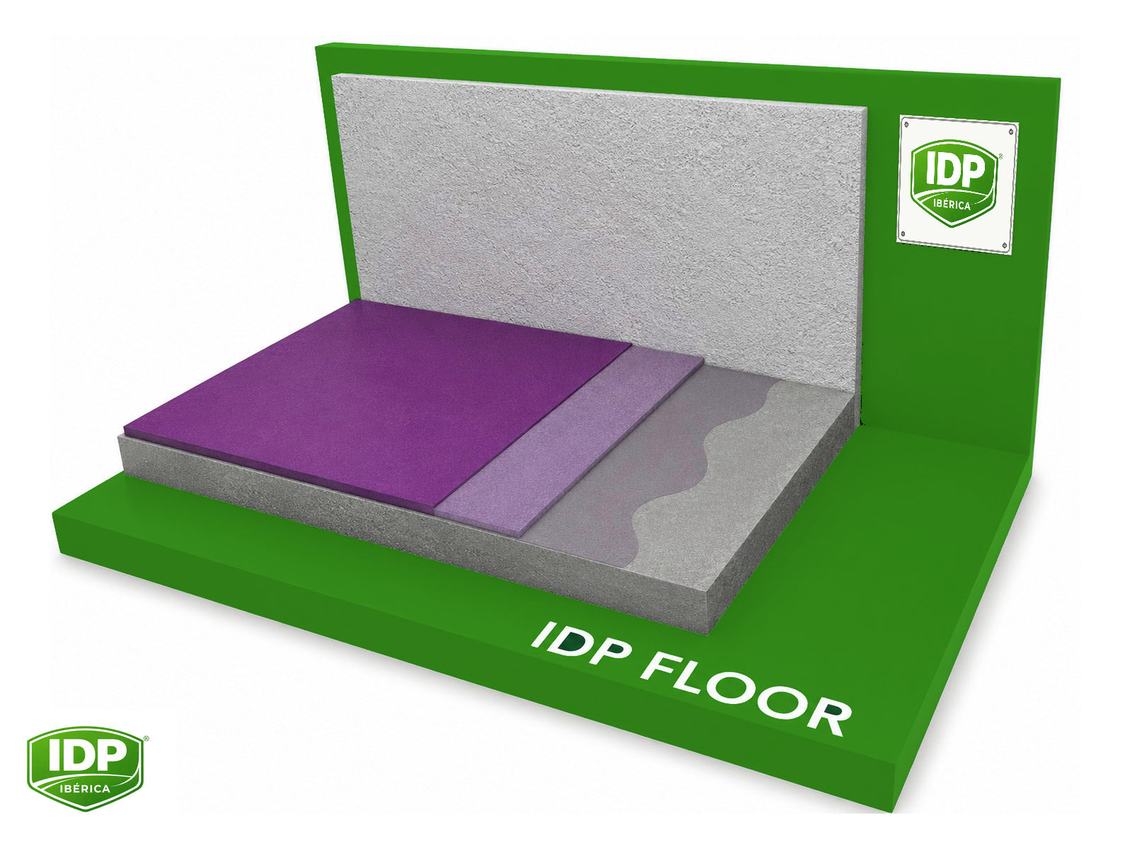 Esquema técnico de IDP Floor PU 30 Flex ASF