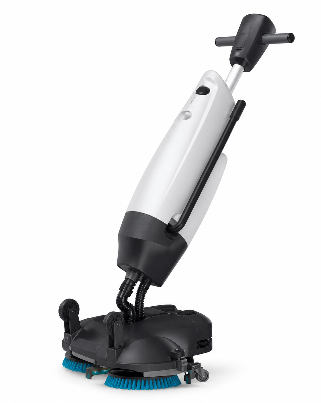 Fregadora compacta de doble disco IDP K3 Duo, maquinaria de limpieza industrial IDP para pavimentos