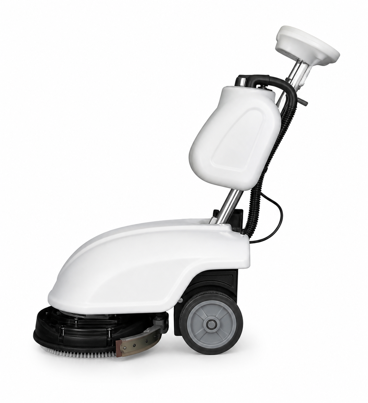 Fregadora compacta profesional IDP K4, maquinaria de limpieza industrial IDP para pavimentos