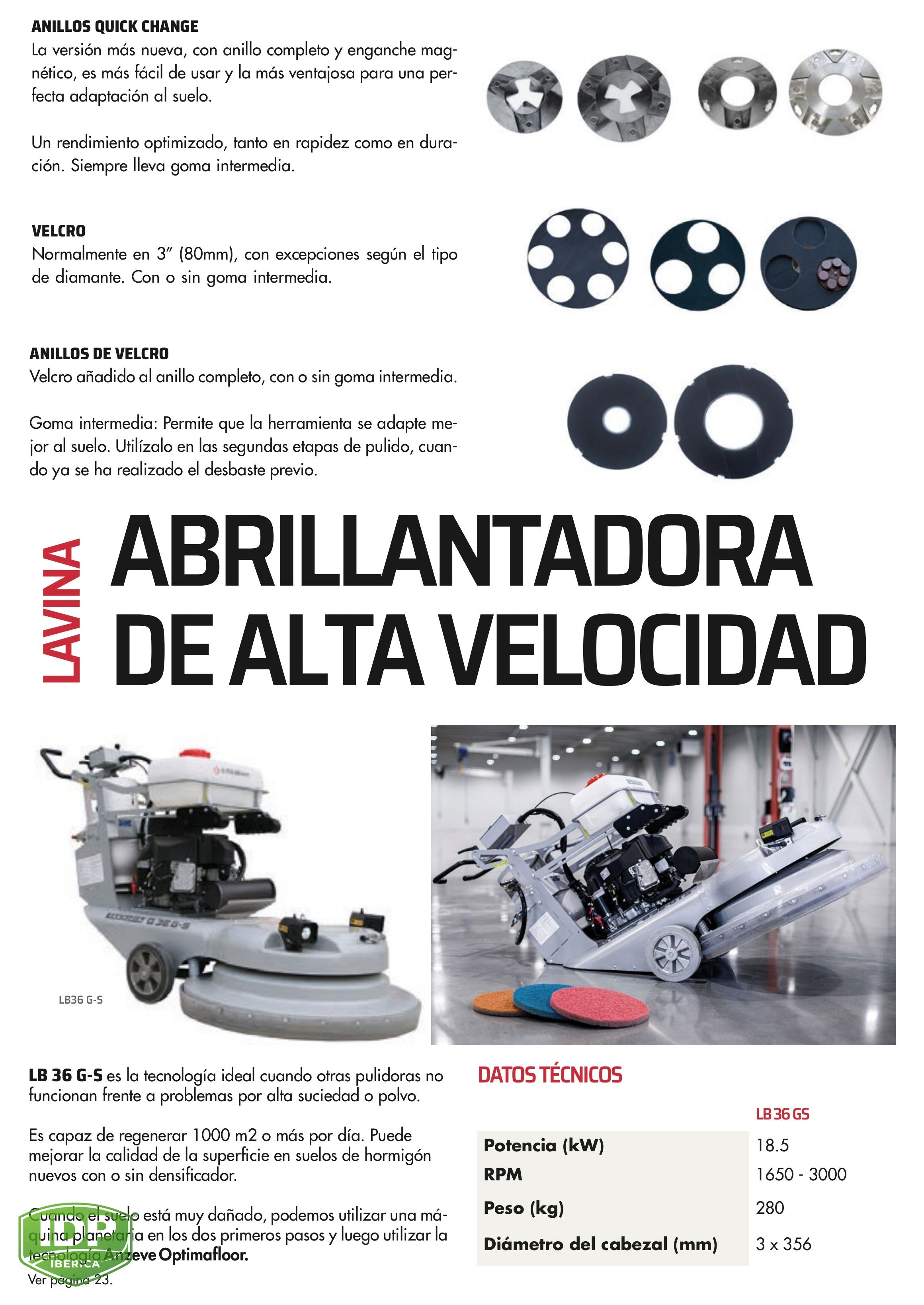 Lavina LB36 G-S - imagen técnica 2