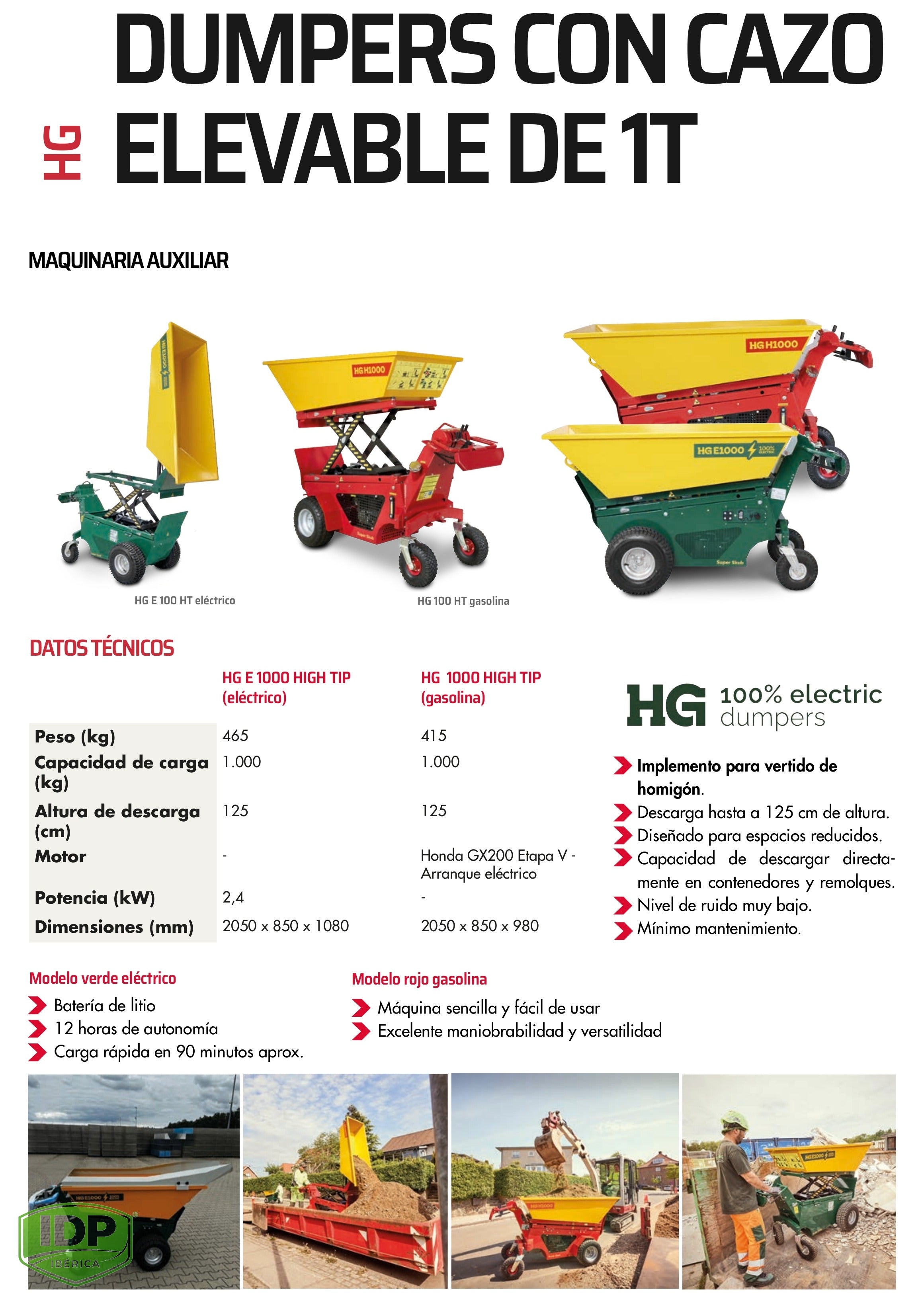 HG HG E 1000 High Tip - imagen técnica 2