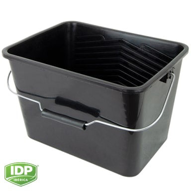 Cubeta Pro Plástico Extra Plana 22 cm., maquinaria de limpieza industrial IDP para pavimentos