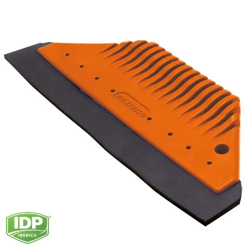 Espátula Pro de goma 25 cm., maquinaria de limpieza industrial IDP para pavimentos