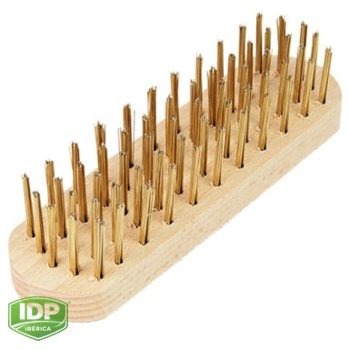 Cepillo metálico 5 hileras, maquinaria de limpieza industrial IDP para pavimentos