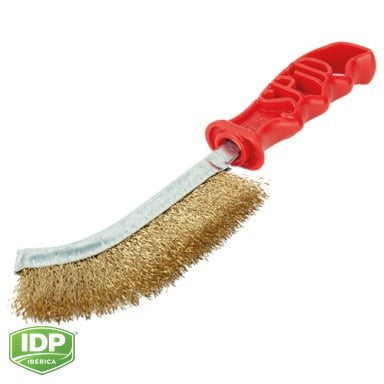 Cepillo metálico (M. Plástico), maquinaria de limpieza industrial IDP para pavimentos