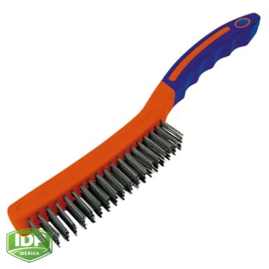 Cepillo Metálico Premium. M.Bimateria, maquinaria de limpieza industrial IDP para pavimentos