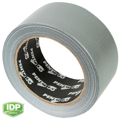 Cinta Americana Multiusos Gris 25 m x 48 mm, maquinaria de limpieza industrial IDP para pavimentos