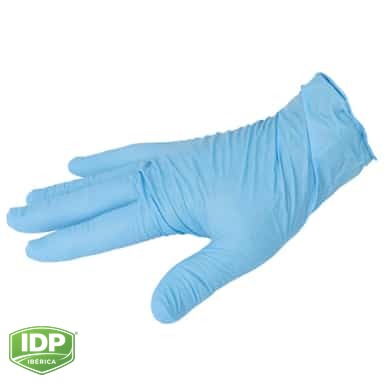 Pack 10 Guantes Nitrilo - Talla GRANDE, esquema técnico del sistema IDP