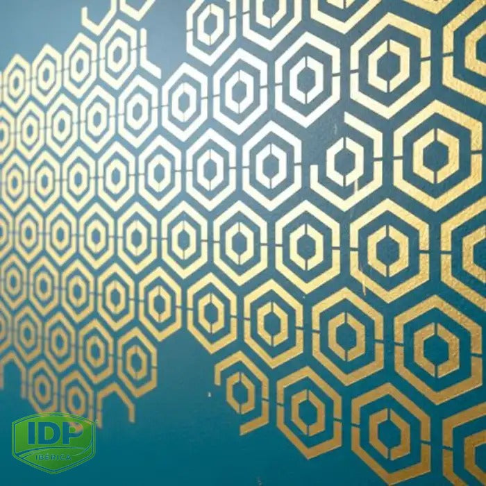 Stencil 9, 60 X 80 cm Malla Hexagonal, maquinaria de limpieza industrial IDP para pavimentos