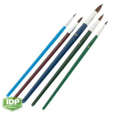 Kit Pincel Industrial Nº 1 (5 pinceles - varios tamaños), maquinaria de limpieza industrial IDP para pavimentos
