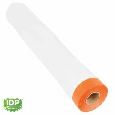 Plástico con Cinta Fachadas 20 m x 260 cm, maquinaria de limpieza industrial IDP para pavimentos
