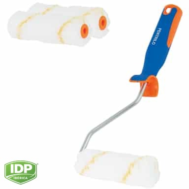 Mini Rodillo Retractilado 10 cm., Antigota Súper, M.Bimat., maquinaria de limpieza industrial IDP para pavimentos