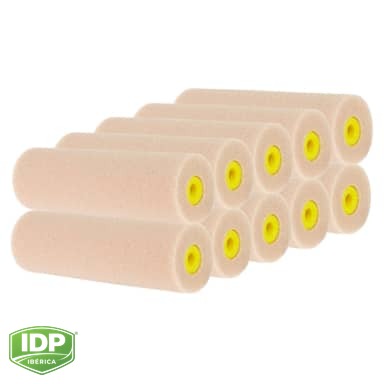 Pack 10 Mini Poro 0 Marrón, 11 cm., maquinaria de limpieza industrial IDP para pavimentos