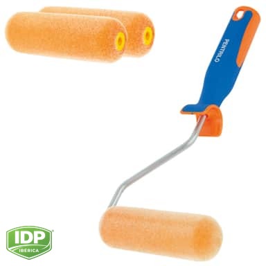 Pack 2 Mini Microfinish Flocado Cóncavo, 11 cm., maquinaria de limpieza industrial IDP para pavimentos