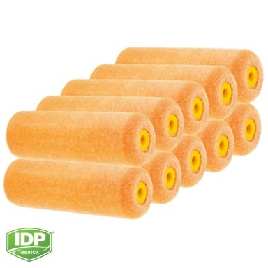 Pack 10 Mini Flocado Redond. 1 lado, 11 cm., maquinaria de limpieza industrial IDP para pavimentos