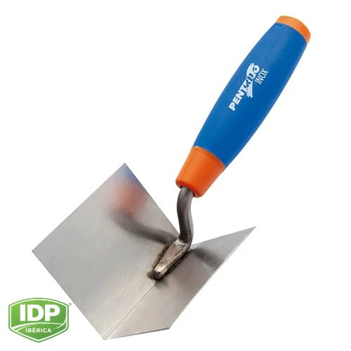 Paleta Bimateria Ángulos Interiores Inox. 80 x 60 mm., maquinaria de limpieza industrial IDP para pavimentos