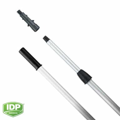 Alargador Pro de Aluminio Cónico 3 m (2 x 1,5 m) (Punta nueva), maquinaria de limpieza industrial IDP para pavimentos