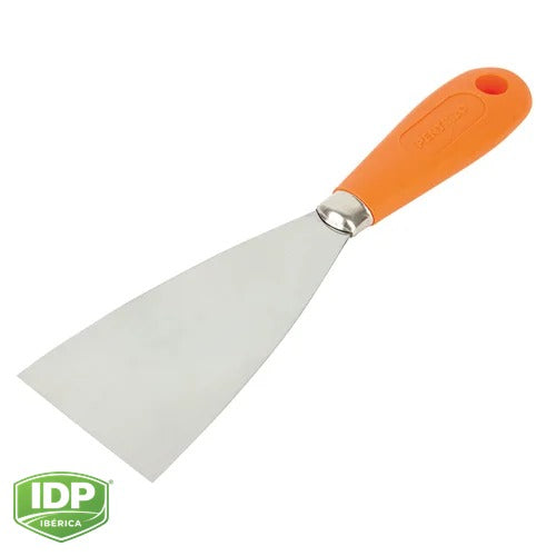 Espátula Pro Súper Inox. Pulida 4 cm., maquinaria de limpieza industrial IDP para pavimentos