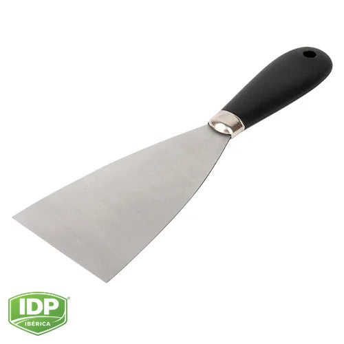 Espátula Pro Súper Mango Negro Inox. 2 cm., maquinaria de limpieza industrial IDP para pavimentos